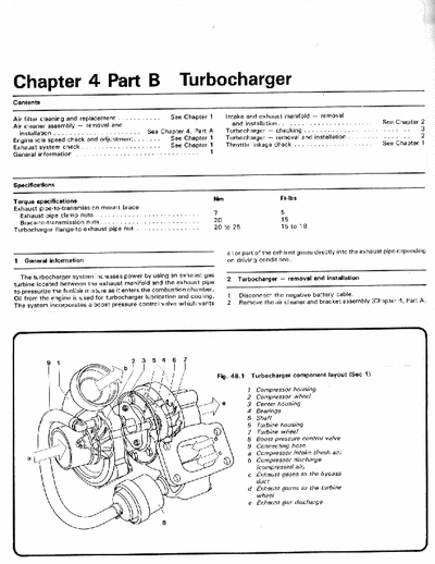 Mercedes 200 - 240 - 300 D(W123) Turbocharge repair manual for Mercedes 200-240-300 D(W123)